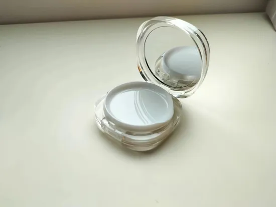 Empty Makeup Plastic Box with Compact Case