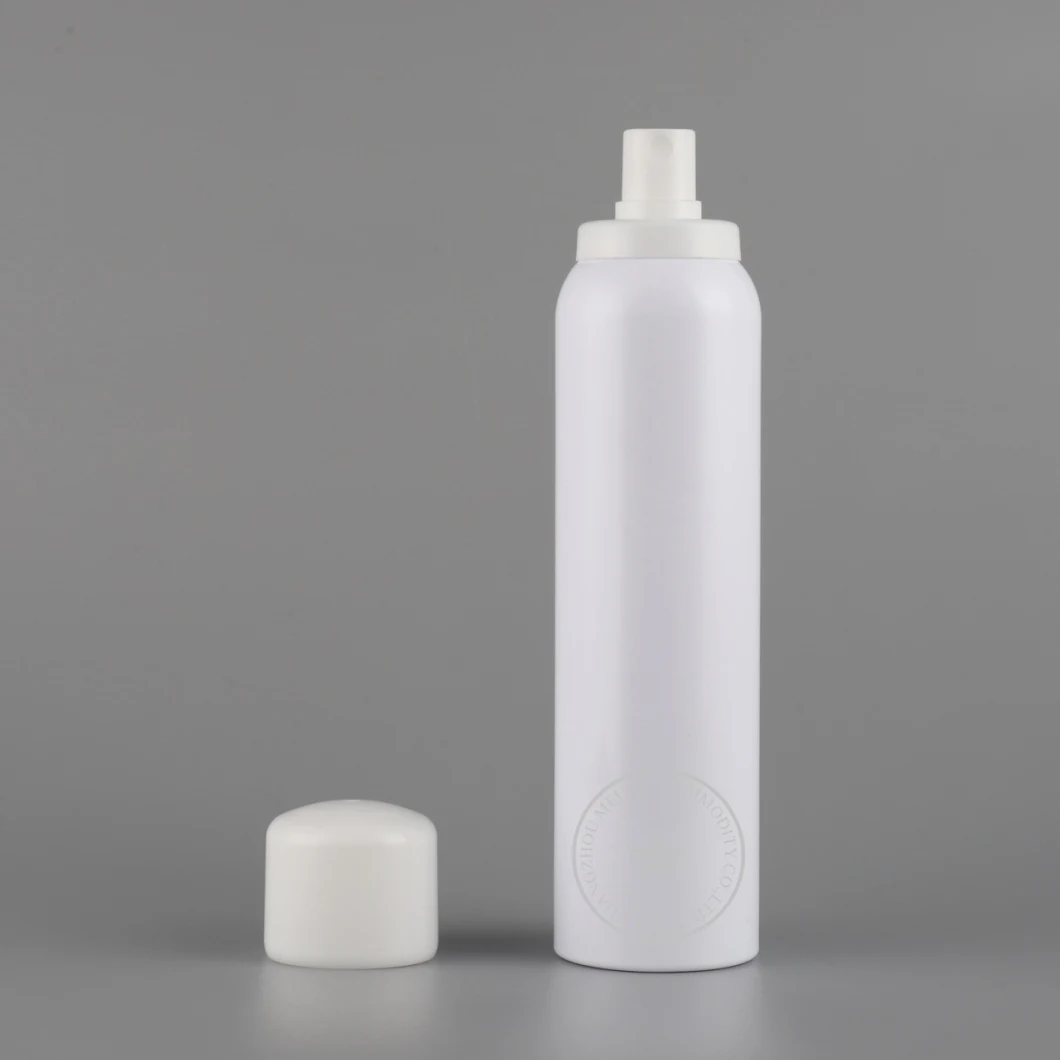 100ml/180ml White Color Plastic Sunscreen Spray Bottle