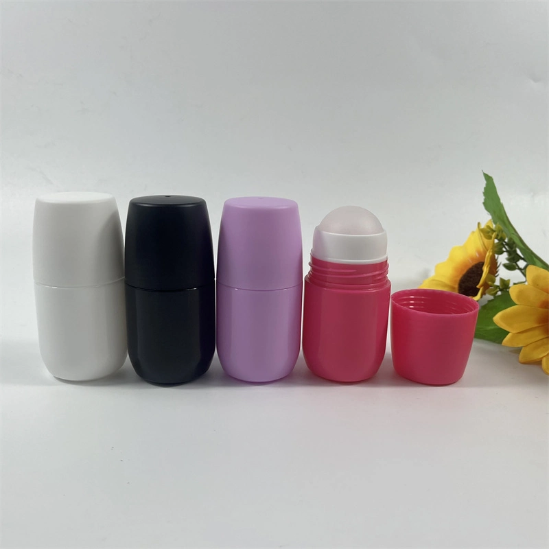 Sunscreen Applicator Plastic Roll on Deodorant Bottle Body Care Roll on Bottle 50ml Antiperspirant Bottle